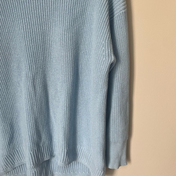 J. Crew Blue Turtleneck Sweater Soft Cozy Fit - Picture 2 of 8